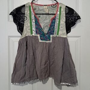 Free People boho top large